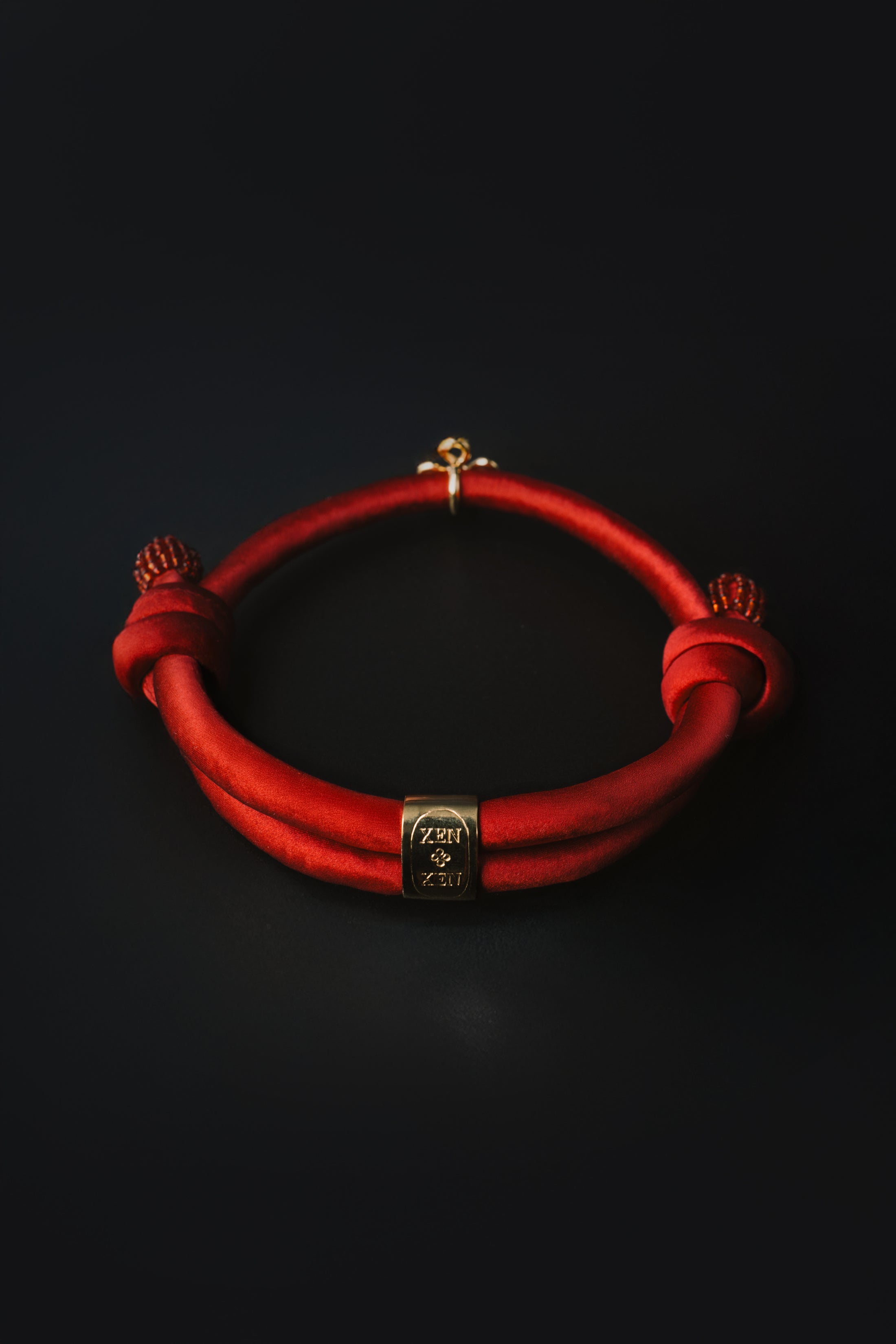 Signature Silk Necklace & Jade Charm Set