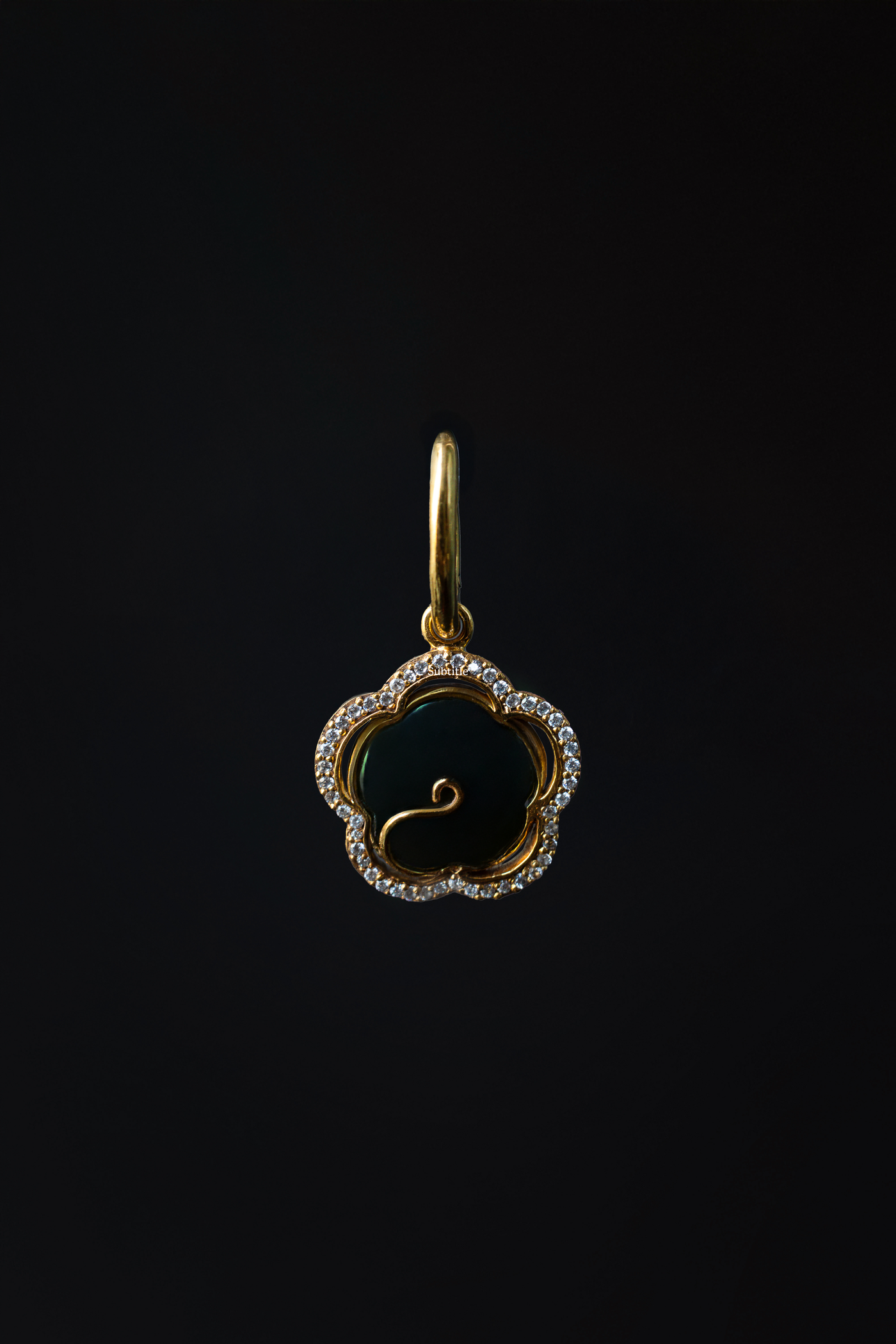 XENXEN Pets Jade Blessing Charm