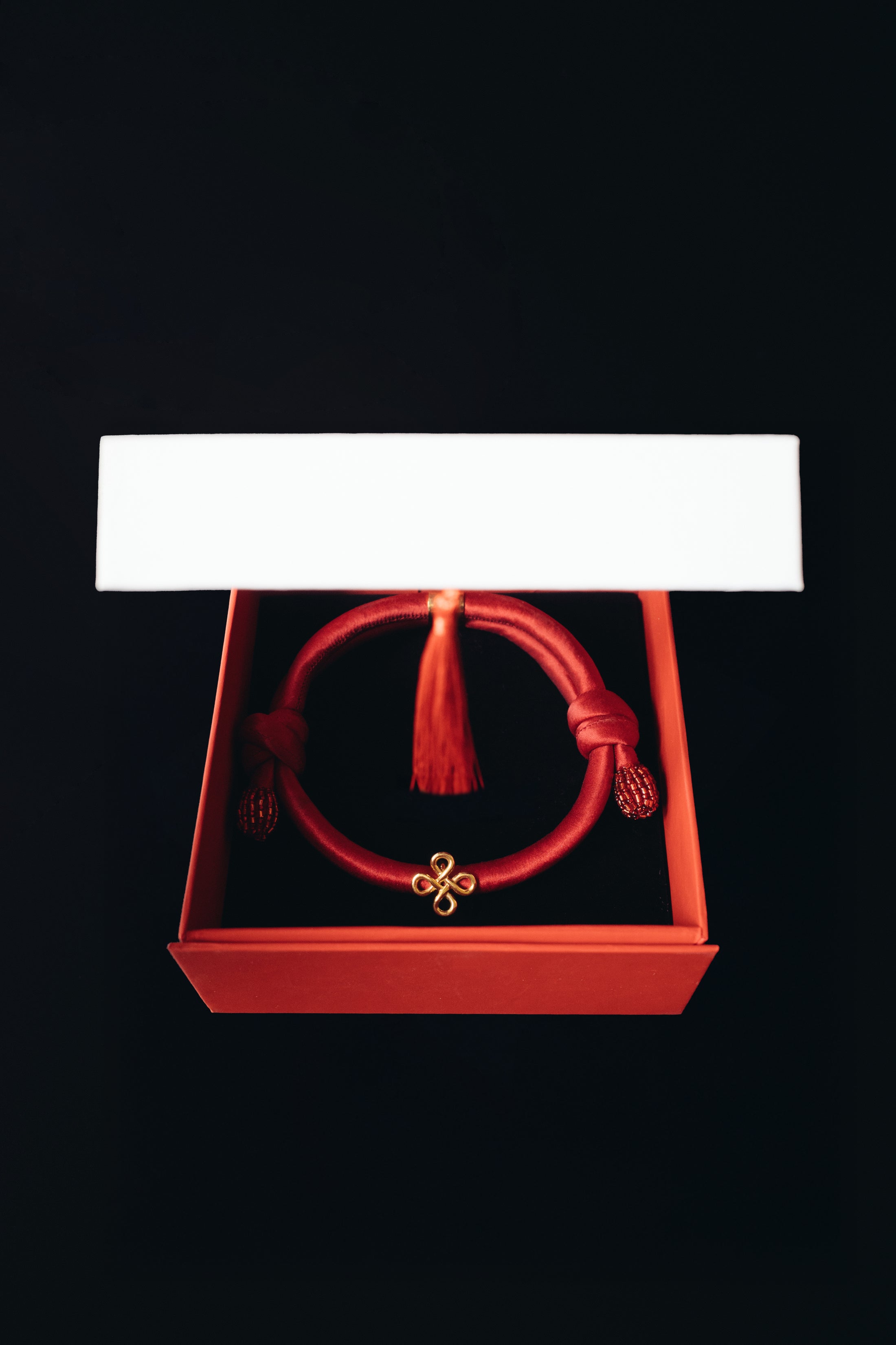 Signature Silk Necklace & Jade Charm Set